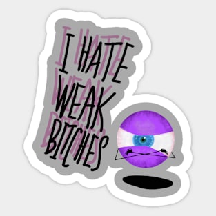 Grumpy Eye Sticker